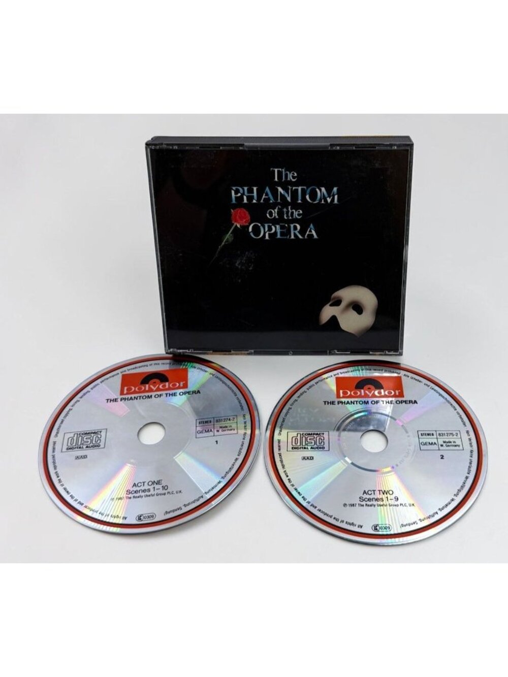 The Phantom of the Opera CD Original London Cast Recording 1987 2-Disc Polydor
